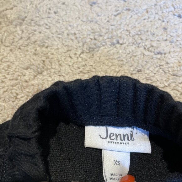 2 Piece Animal Print Loungewear Jogger and Hoodie Set Size XS Black Comfy - Picture 11 of 11